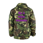 Kids Camo Jacket | Kids Army Jacket | Be A Nice Human